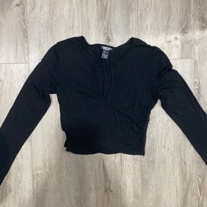 wrapped crop top